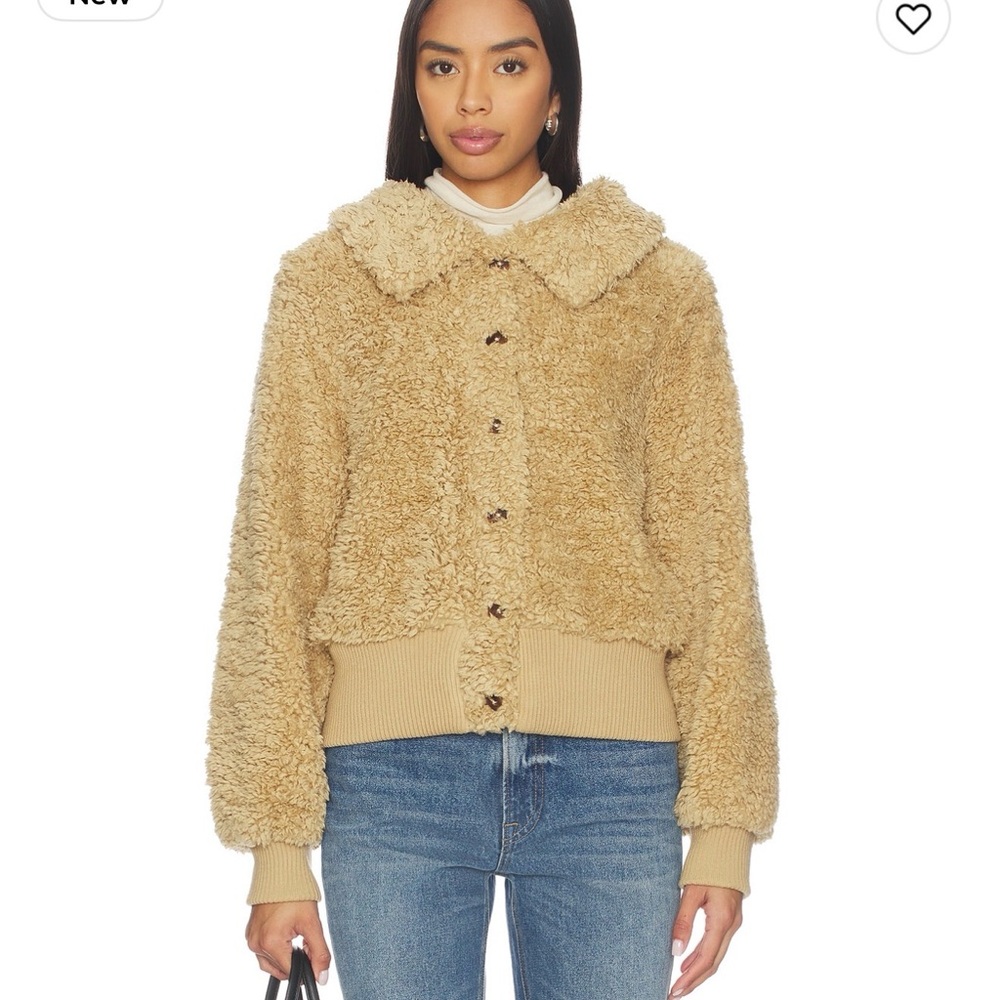 Tularosa Cozy Tan Teddy Jacket